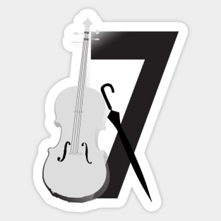 Umbrella Academy - Violin B Sticker